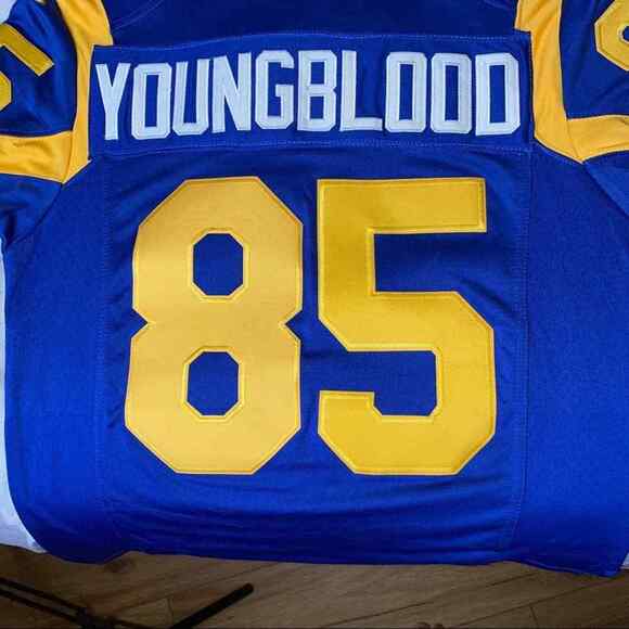 LA Rams Youth  Unisex Nike Jack Youngblood Jersey XXL /FITS LIKE A WOMENES SMALL - Picture 4 of 7